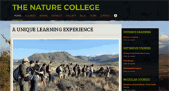 Desktop Screenshot of naturecollege.co.za